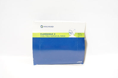 Halyard 62114 Fluidshield 2 Fog-Free Surgical Mask - Box of 25 (x)